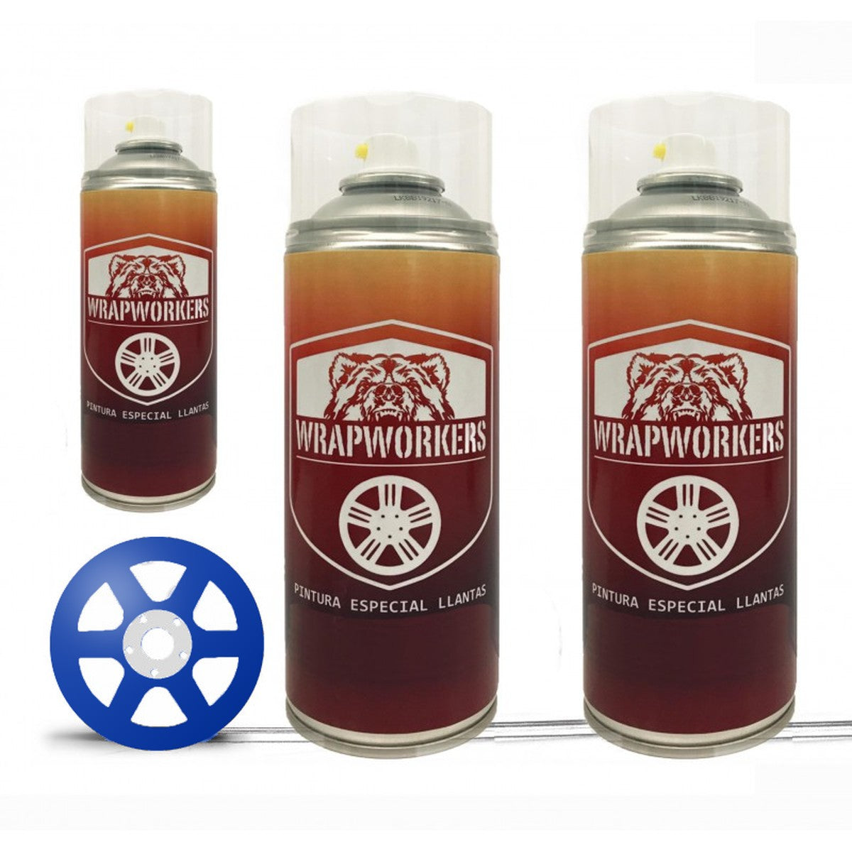 Spray wheel paint kit · gloss blue