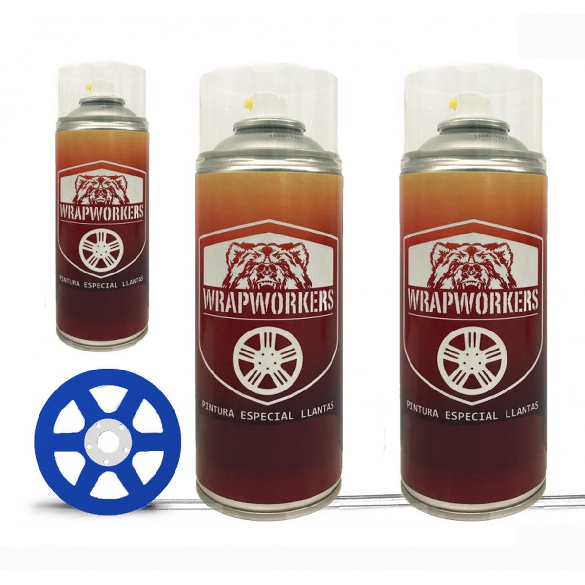 Spray wheel paint kit · matte blue
