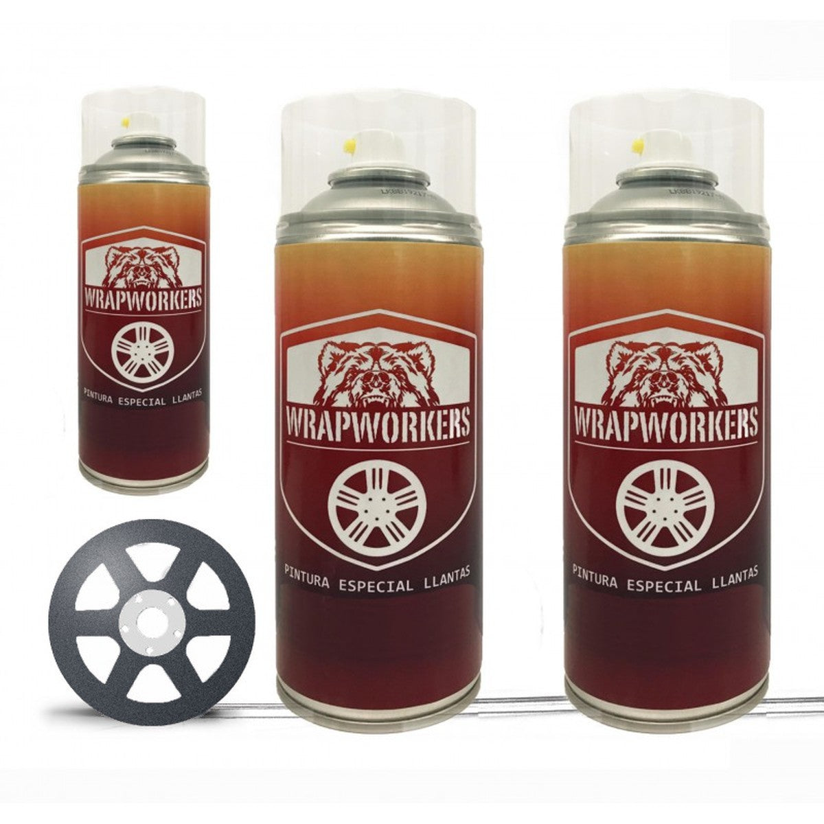 Spray wheel paint kit · gloss gunmetal