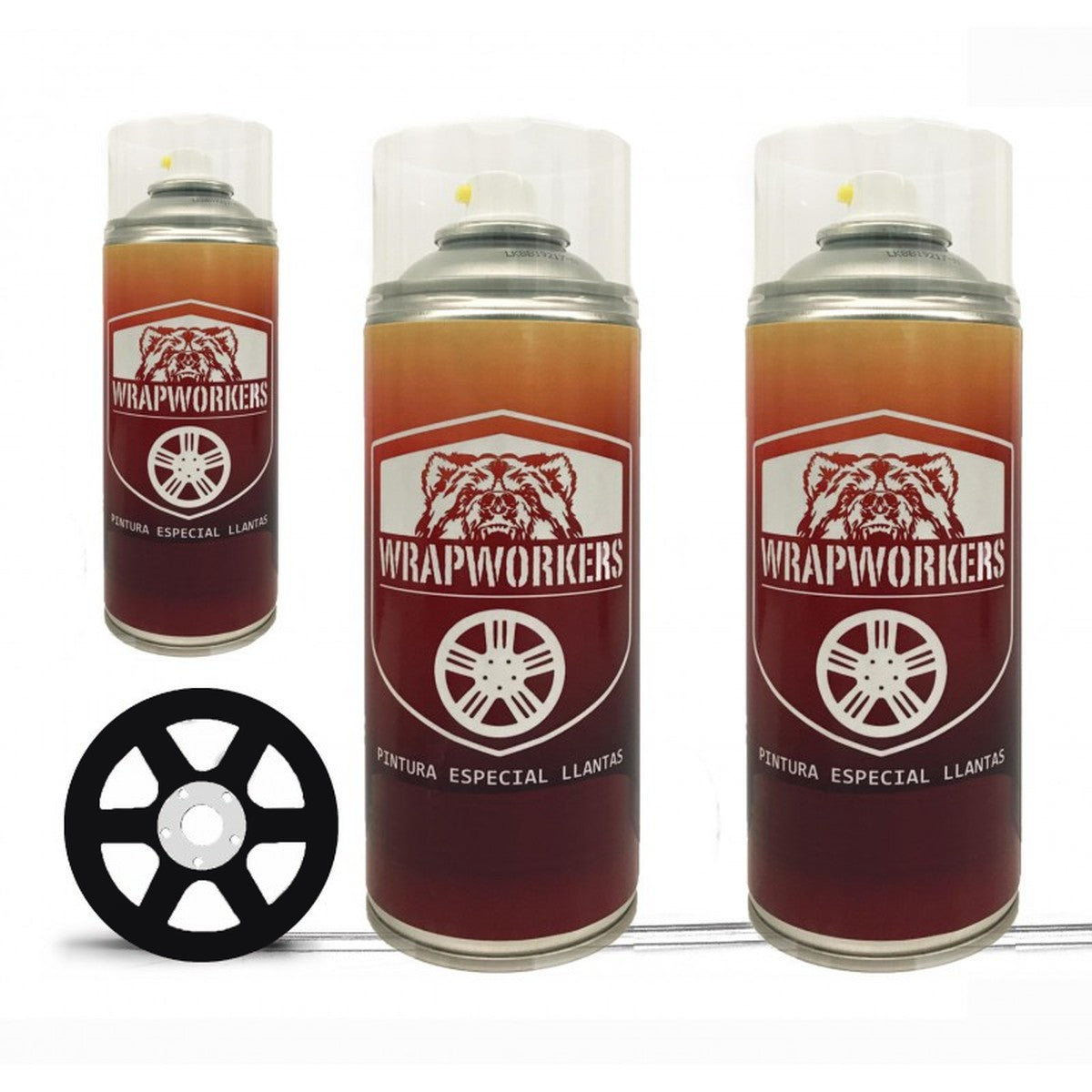 Spray wheel paint kit · matte black