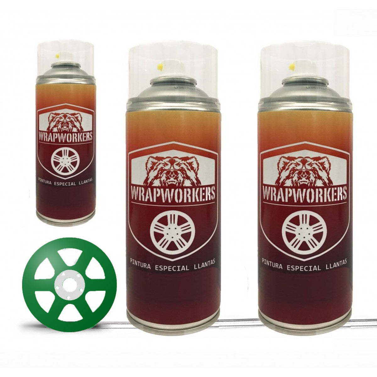 Spray wheel paint kit · gloss green