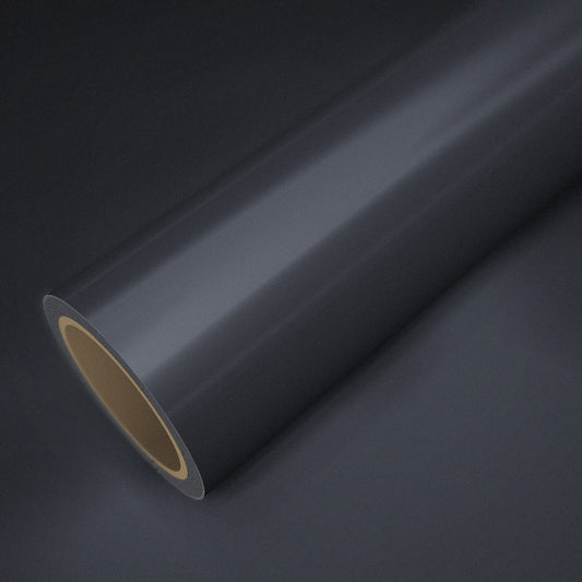 Saténová chromová fólie gunmetal: role na archu stejné fólie