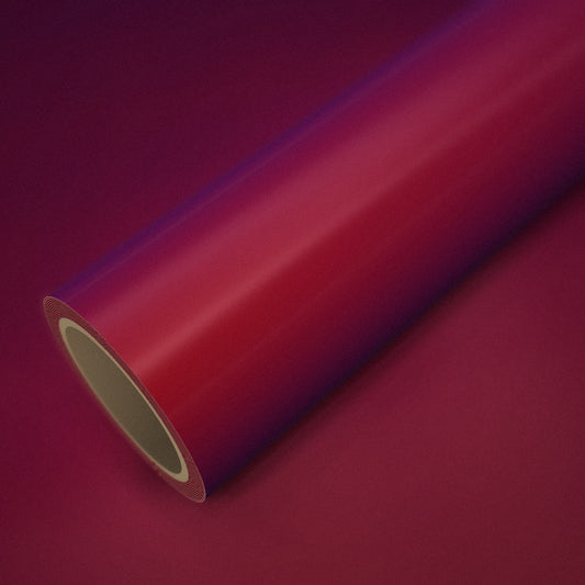 Fólie magic červená (color flip): role na archu stejné fólie