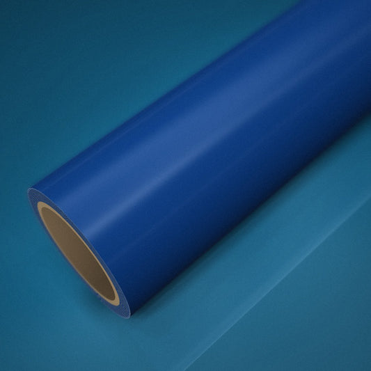 Roll of headlight and tail light film, blue